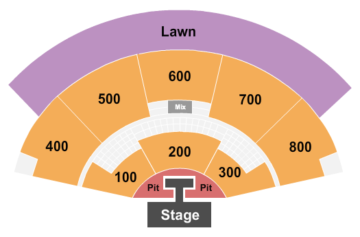 Xfinity Theatre Riley Green Seating Chart